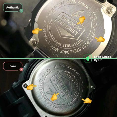 is my new gshock watch a fake|g shock watch identification check.